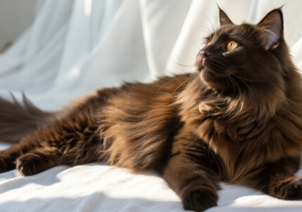chocolate cat