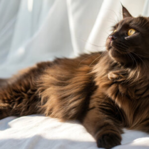 chocolate cat