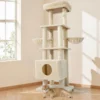 Gardner Pet Cat Tree for Large Cats – Heavy Duty Multi-Level Cat Tower with Hammock & Condo