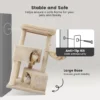 Gardner Pet Cat Tree for Large Cats – 41” Heavy Duty Cat Tower with Hammock, Condo & Washable Perch