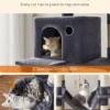 Feandrea Cat Tree for Large Cats, 81.1-Inch Large Cat Tower