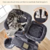 Feandrea Cat Tree for Large Cats, 81.1-Inch Large Cat Tower