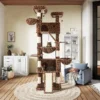 SHA CERLIN Cat Tree for Large Cats – 81” Multi-Level Cat Tower with Hammock, Perches & Scratching Posts