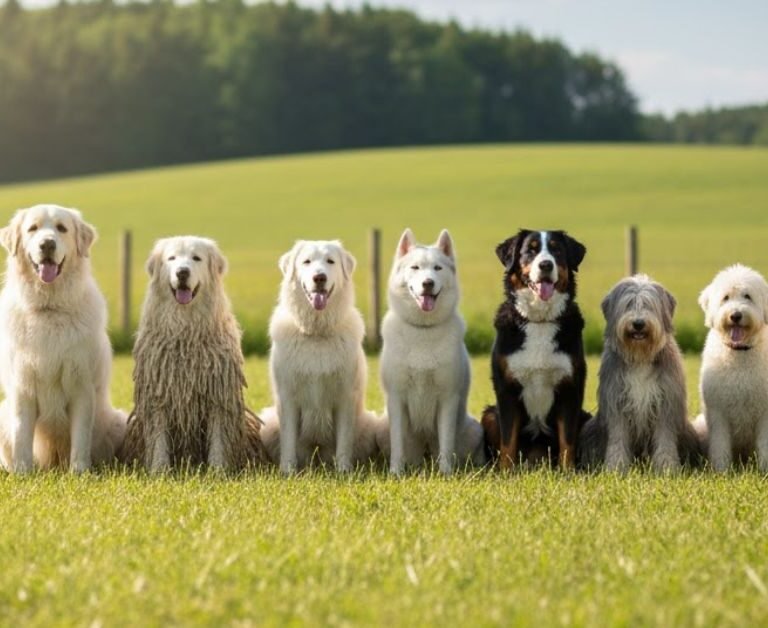 10 Big White Fluffy Dog Breeds