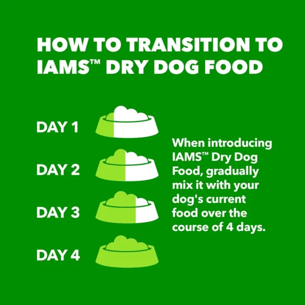 🍗 IAMS Proactive Health Large Breed Adult Dry Dog Food – 40 lb Bag (Real Chicken Recipe)