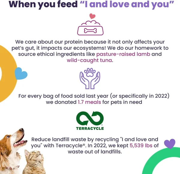 I AND LOVE AND YOU Feed Meow Indoor Wet Cat Food - Mackerel - Packed with Protein and Fiber, Grain Free, Shredded, 3oz Pack of 12