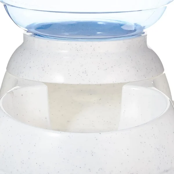 Amazon Basics Gravity Pet Food Feeder – Small, 6-Pound Capacity (Gray)