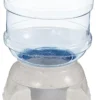 Amazon Basics Gravity Pet Food Feeder – Small, 6-Pound Capacity (Gray)