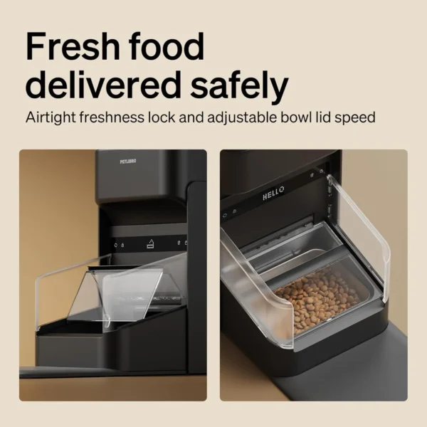 7106SzoTu6L._AC_SL1500 PETLIBRO RFID Automatic Cat Feeder – Smart Wi-Fi Food Dispenser with Collar Sensor (3L)
