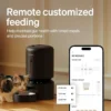 PETLIBRO Automatic Cat Feeder with 5G WiFi – 5L Smart Pet Food Dispenser (Granary Black)