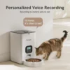 71sHj86l4VL._AC_SL1500 VOLUAS Automatic Cat Feeder – 4L Timed Pet Feeder with Voice Recorder & Portion Control