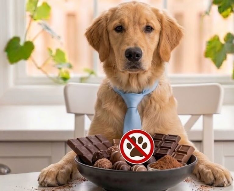why can't dogs eat chocolate