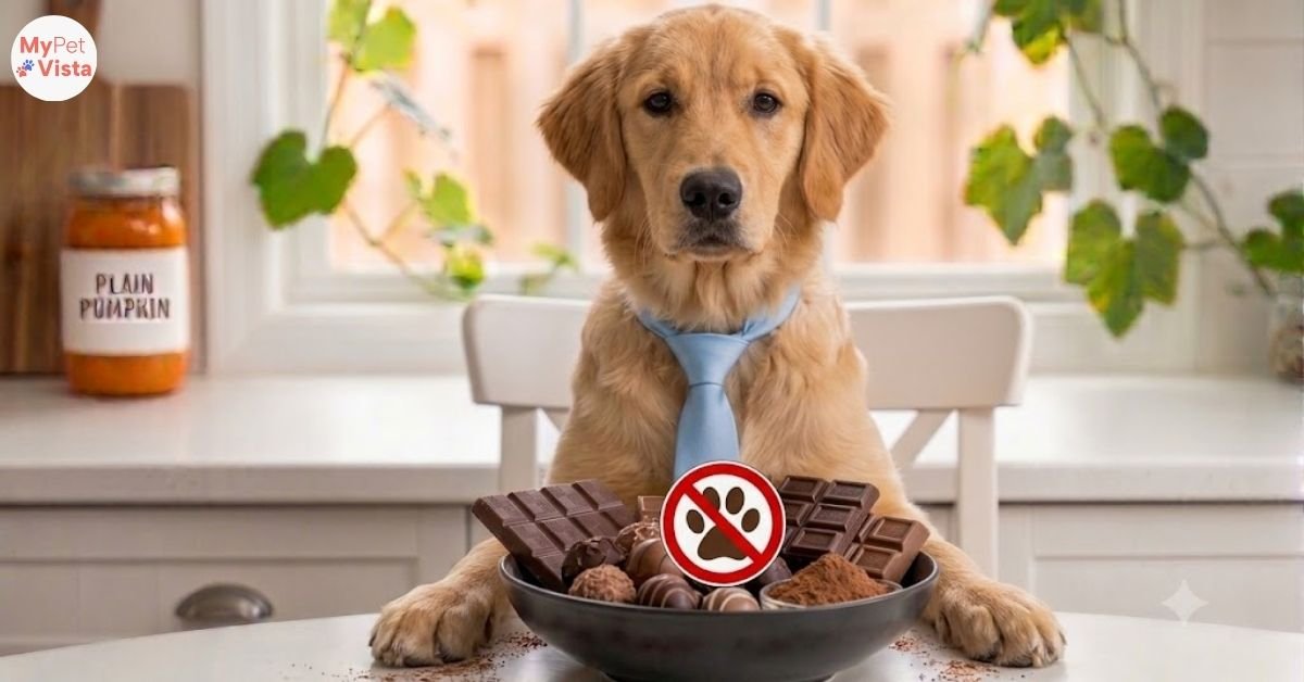 why can't dogs eat chocolate