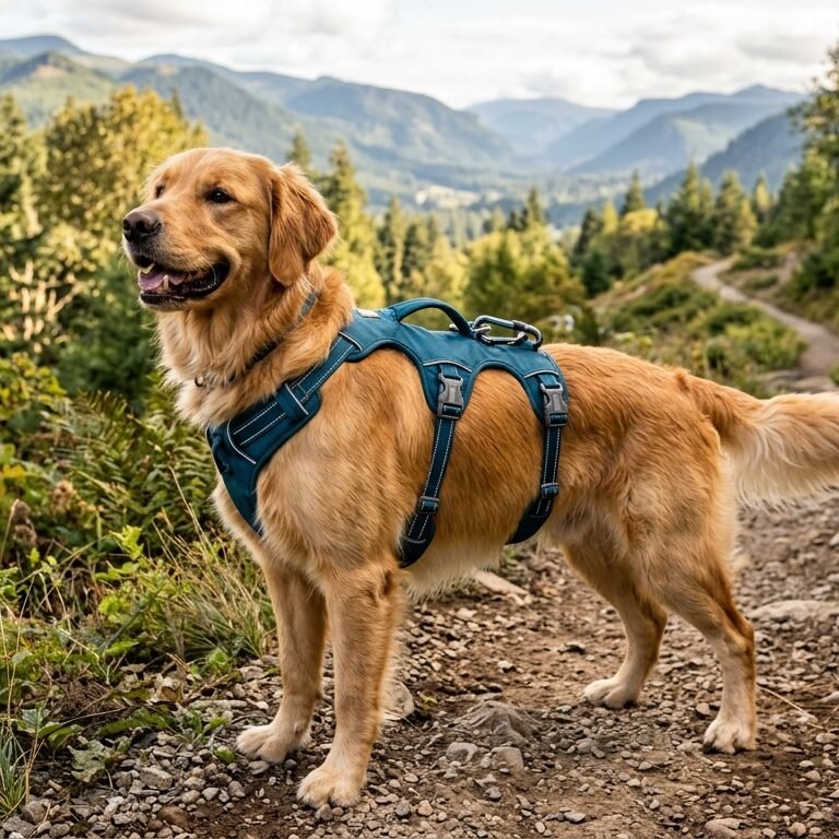 Best No-Pull Dog Harness for Large Dogs Golden Retriever Walking Trail