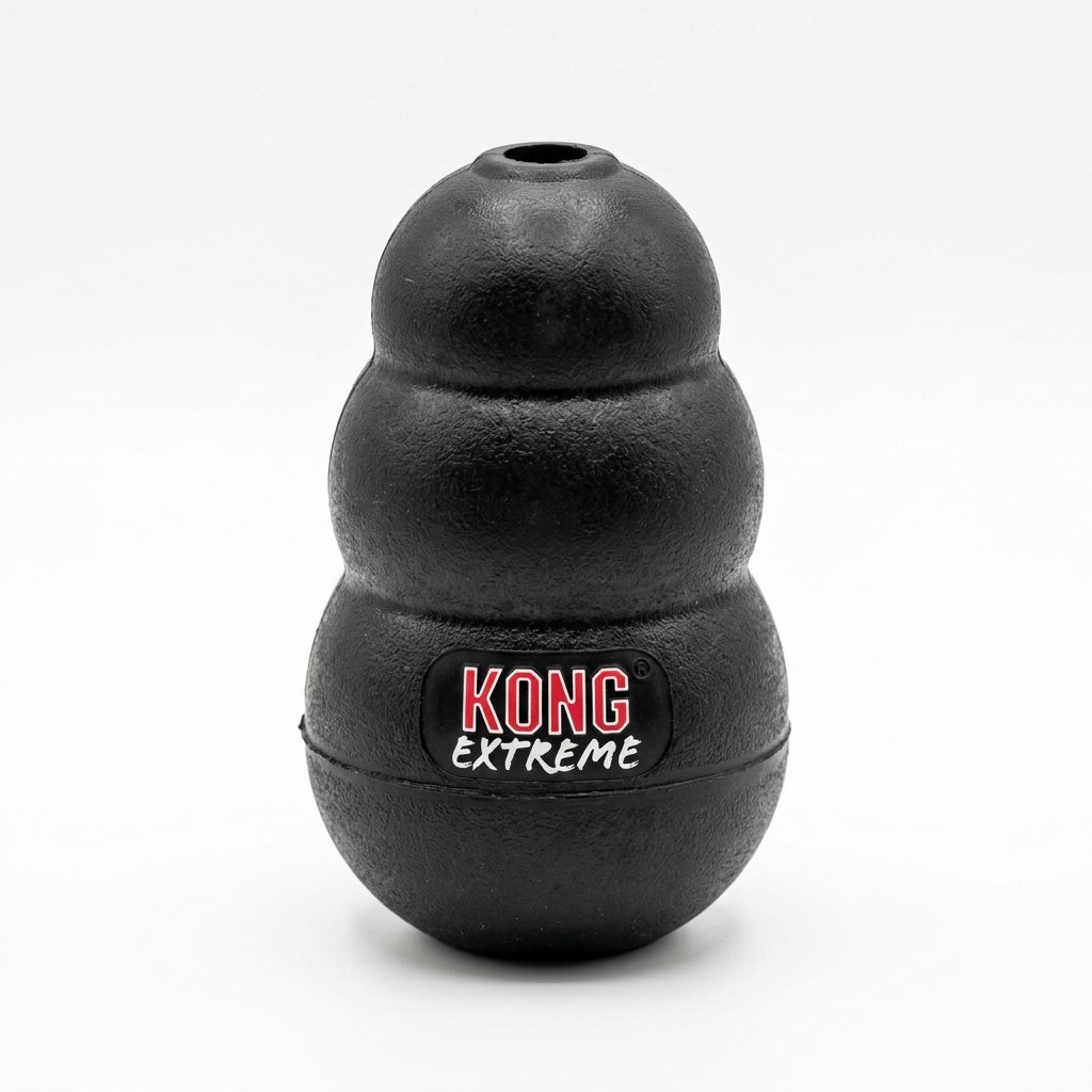 KONG Extreme Dog Toy – Ultra-Durable Black Rubber