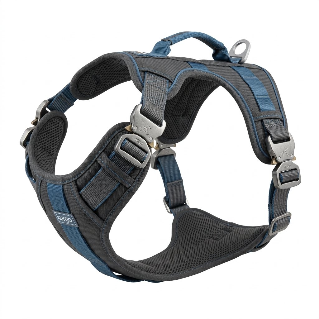 Kurgo Tru-Fit Heavy-Duty All-Steel Buckle Harness