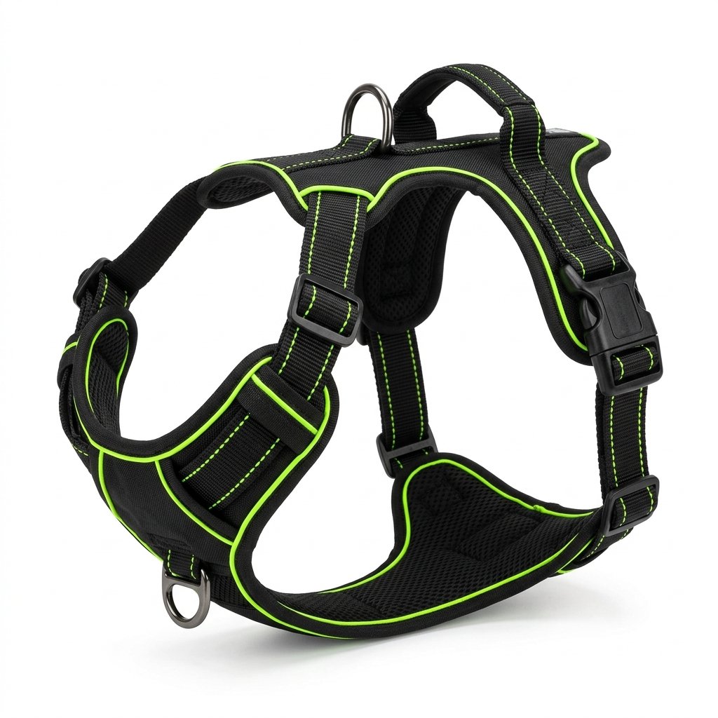 Rabbitgoo No-Pull Dog Harness Design with Front Clip and Padded Mesh